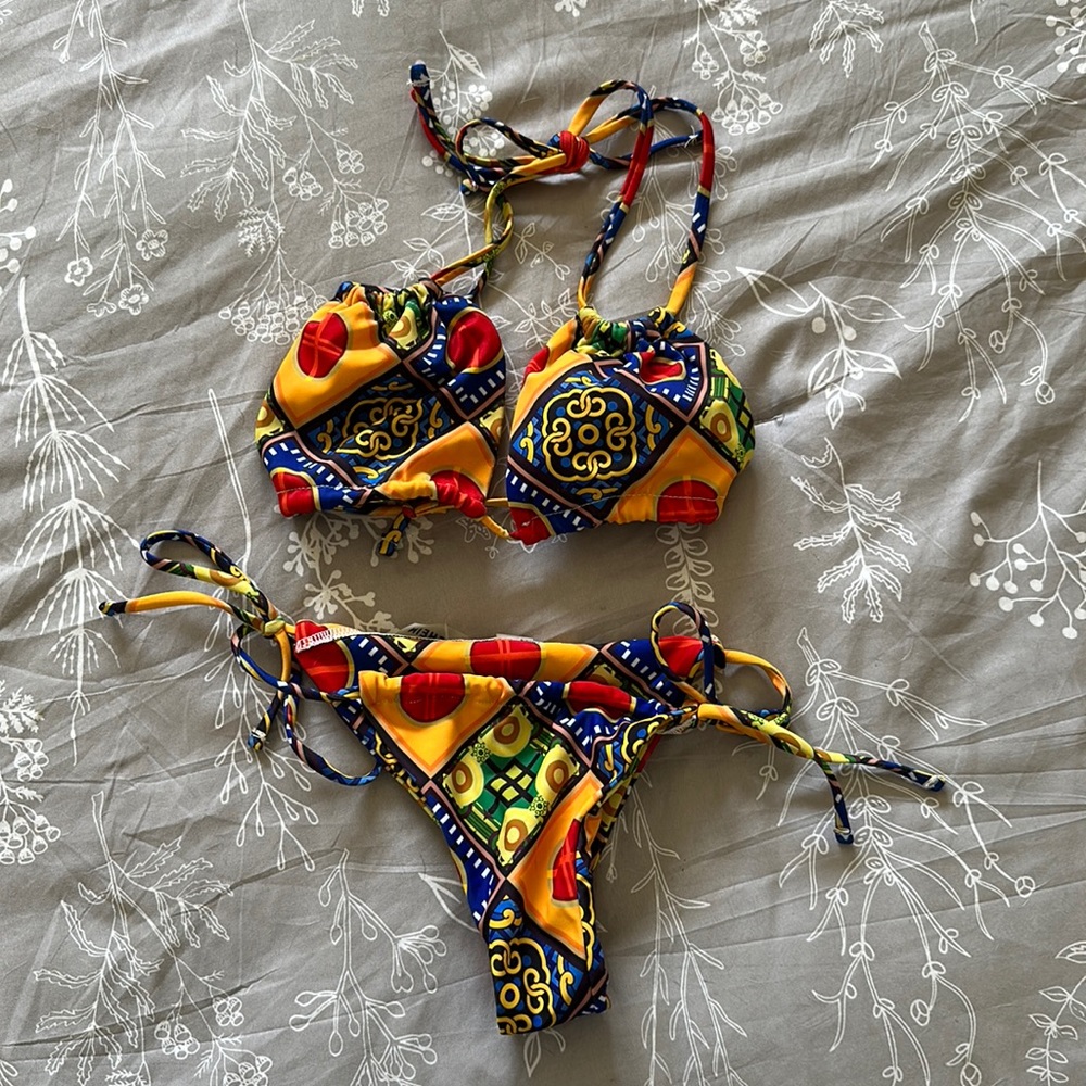 SHEIN Pattern Bikini